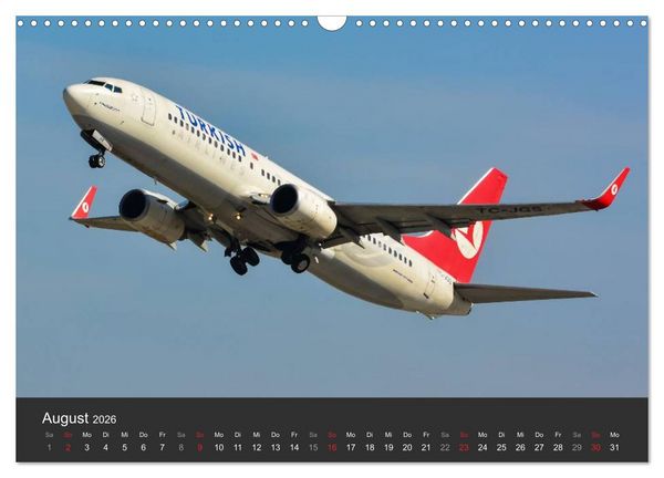 Produktbild: Verkehrsflugzeuge (Wandkalender 2026 DIN A3 quer), CALVENDO Monatskalender