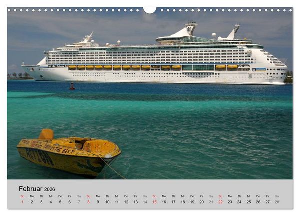 Produktbild: Kreuzfahrt Impressionen (Wandkalender 2026 DIN A3 quer), CALVENDO Monatskalender