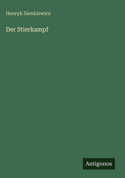 Produktbild: Der Stierkampf