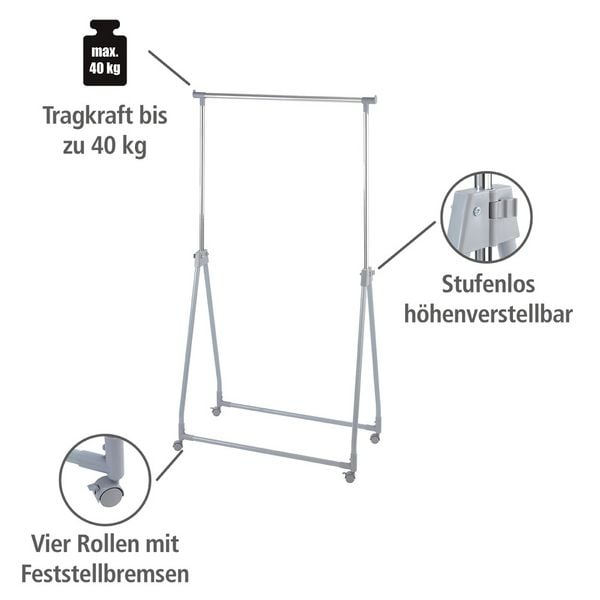 Produktbild: Kleiderst&auml;nder klappbar, h&ouml;henverstellbar