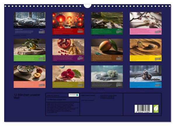 Produktbild: 12 M&auml;rchen unserer Welt (Wandkalender 2027 DIN A3 quer), CALVENDO Monatskalender
