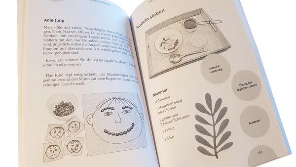 Produktbild: 90 beliebte Aktionstabletts f&uuml;r Feinmotorik, Konzentration, Logik und Zahlen: Montessori-Spielideen f&uuml;r Kindergarten, Vorschule und Zuhause
