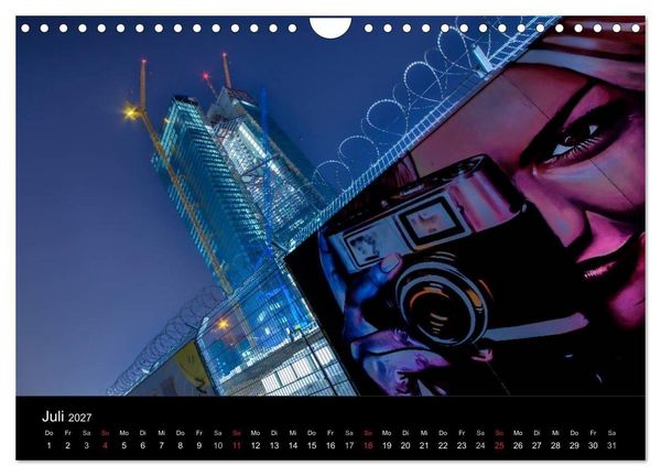 Produktbild: Frankfurt Skylights 2027 (Wandkalender 2027 DIN A4 quer), CALVENDO Monatskalender