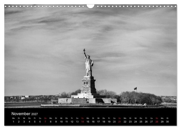 Produktbild: New York 2027 (Wandkalender 2027 DIN A3 quer), CALVENDO Monatskalender
