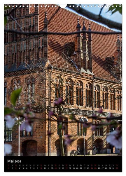 Produktbild: Roter Faden Hannover (Wandkalender 2026 DIN A3 hoch), CALVENDO Monatskalender