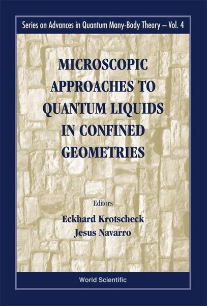 Produktbild: Microscopic Approaches to Quantum Liquids in Confined Geometries