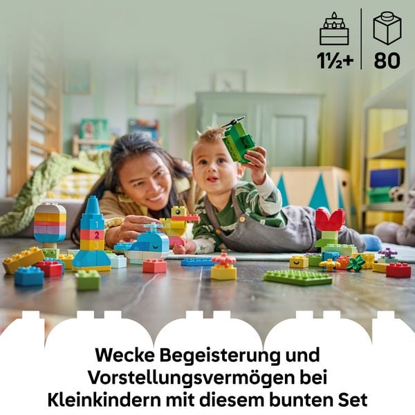 Produktbild: LEGO DUPLO 10479 Classic Bunte Kreativbox, Lern- und Bauspielzeug f&uuml;r ein freies Spielerlebnis