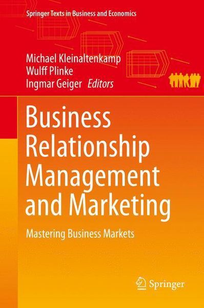 Produktbild: Business Relationship Management and Marketing