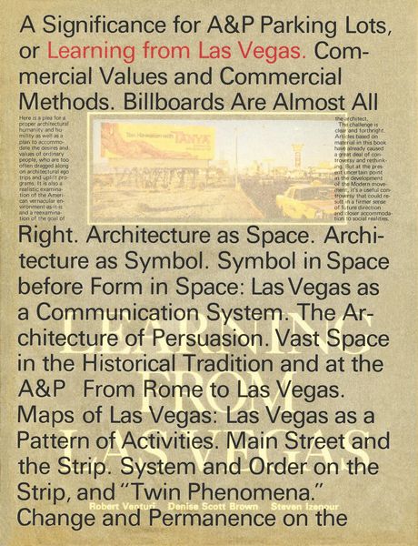 Produktbild: Learning from Las Vegas, facsimile edition