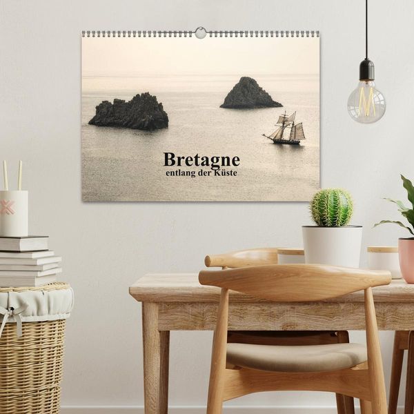 Produktbild: Bretagne entlang der K&uuml;ste (Wandkalender 2026 DIN A3 quer), CALVENDO Monatskalender