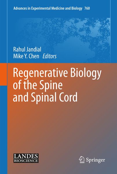 Produktbild: Regenerative Biology of the Spine and Spinal Cord