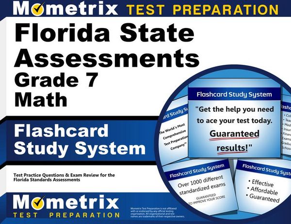 Produktbild: Florida State Assessments Grade 7 Mathematics Flashcard Study System