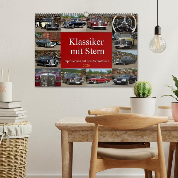 Produktbild: Klassiker mit Stern (Wandkalender 2026 DIN A3 quer), CALVENDO Monatskalender