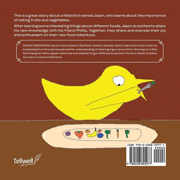 Produktbild: The Little Bird Learns About Fruits and Vegetables