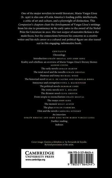 Produktbild: The Cambridge Companion to Mario Vargas Llosa