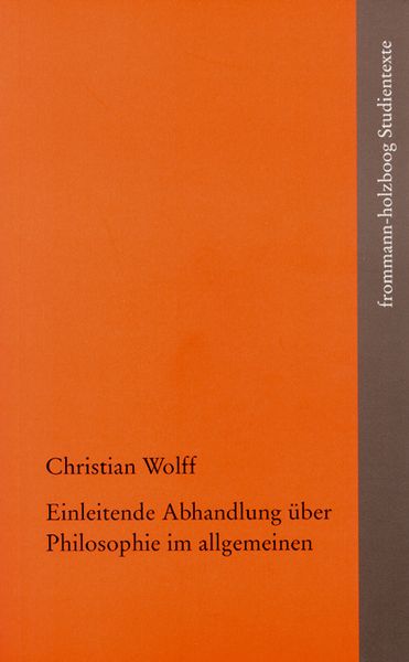 Produktbild: Einleitende Abhandlung &uuml;ber Philosophie im allgemeinen