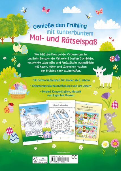 Produktbild: Kreative Ostern! Malen und R&auml;tseln
