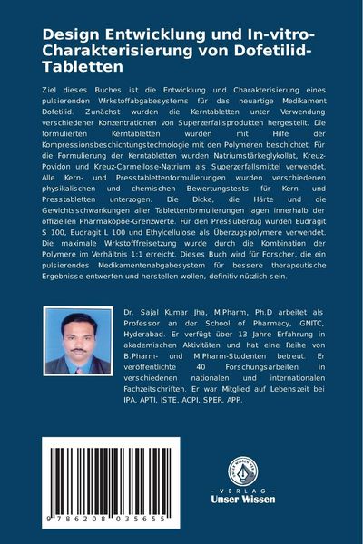 Produktbild: Design Entwicklung und In-vitro-Charakterisierung von Dofetilid-Tabletten