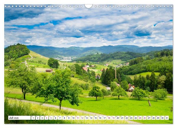 Produktbild: Idyllischer Schwarzwald (Wandkalender 2026 DIN A3 quer), CALVENDO Monatskalender