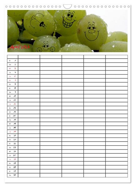 Produktbild: FOOD -Familienkalender (Wandkalender 2026 DIN A3 hoch), CALVENDO Monatskalender