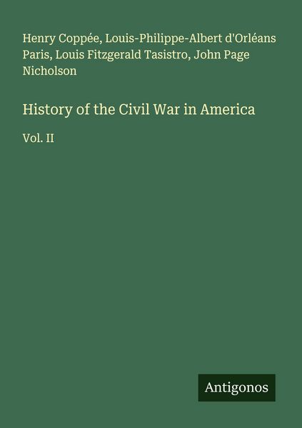 Produktbild: History of the Civil War in America