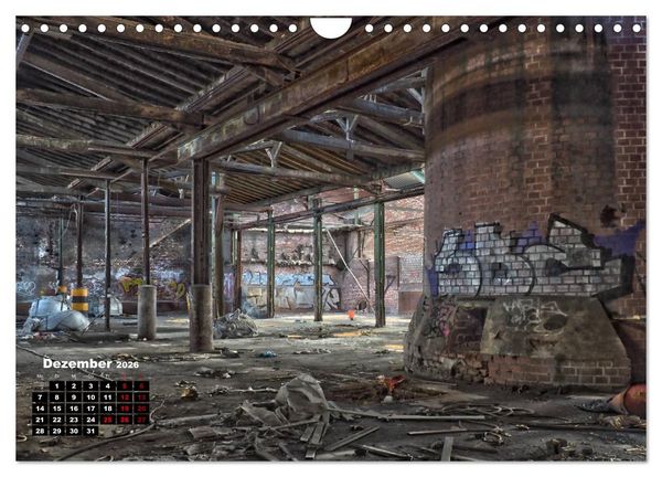 Produktbild: Verlassene Orte - Lost Places (Wandkalender 2026 DIN A4 quer), CALVENDO Monatskalender