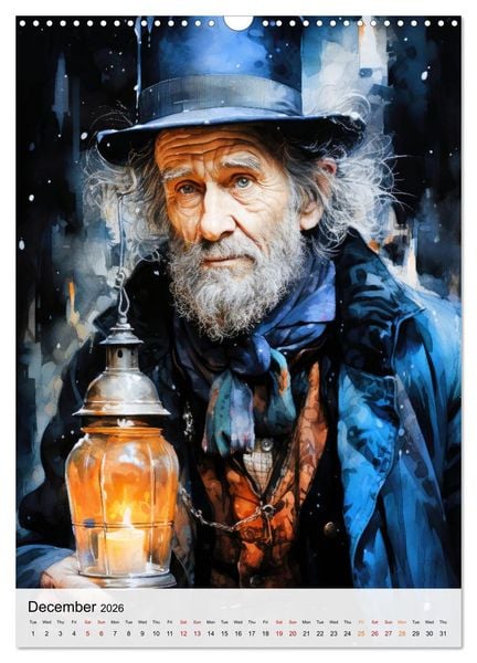 Produktbild: Novel Canvas (Wall Calendar 2026 DIN A3 portrait), CALVENDO 12 Month Wall Calendar