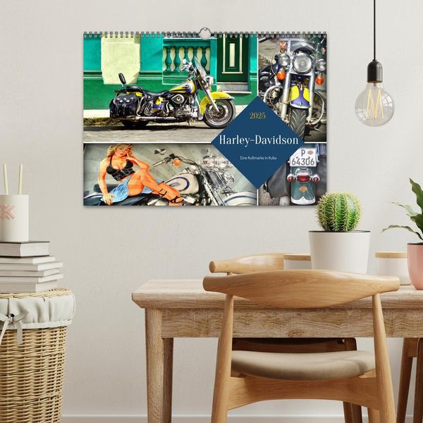 Produktbild: Harley-Davidson - Eine Kultmarke in Kuba (Wandkalender 2025 DIN A3 quer), CALVENDO Monatskalender