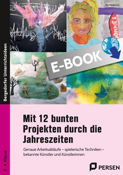 Produktbild: Mit 12 bunten Projekten durch die Jahreszeiten