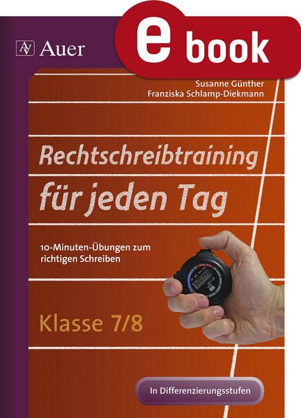 Produktbild: Rechtschreibtraining f&uuml;r jeden Tag Klasse 7-8