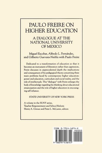 Produktbild: Paulo Freire on Higher Education