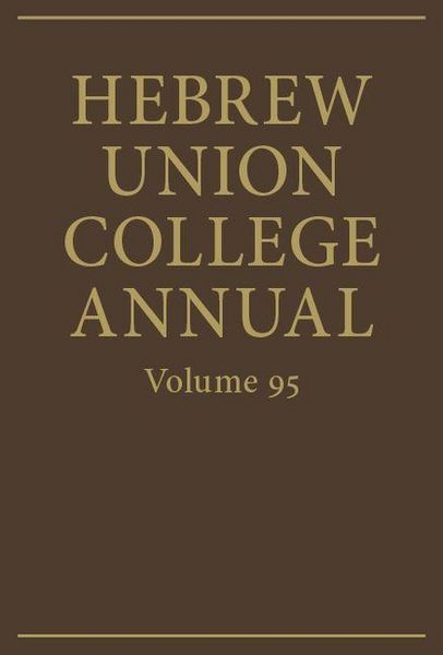 Produktbild: Hebrew Union College Annual Volume 95
