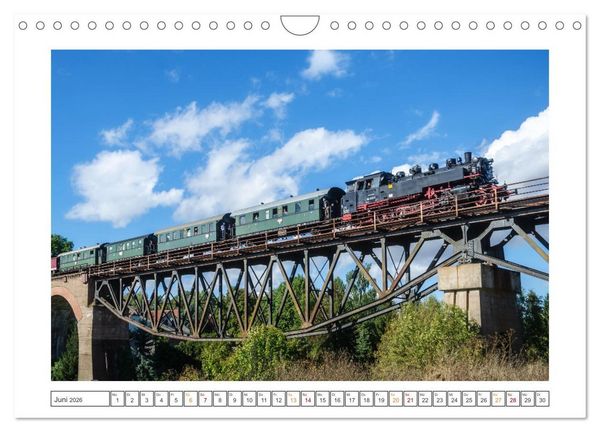 Produktbild: Museumsbahnen auf Tour (Wandkalender 2026 DIN A4 quer), CALVENDO Monatskalender