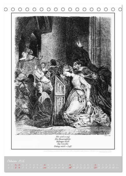 Produktbild: Faust - Weltliteraturkalender (Tischkalender 2026 DIN A5 hoch), CALVENDO Monatskalender