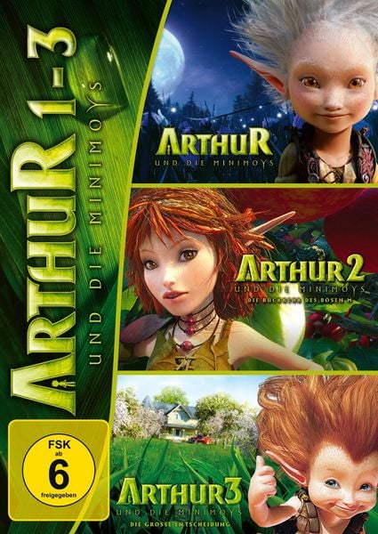 Arthur und die Minimoys 1-3 [3 DVDs]