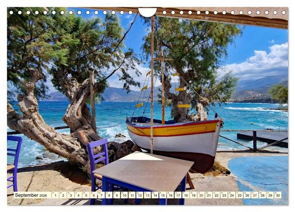Produktbild: Gr&uuml;nde f&uuml;r Urlaub auf Kreta (Wandkalender 2026 DIN A4 quer), CALVENDO Monatskalender