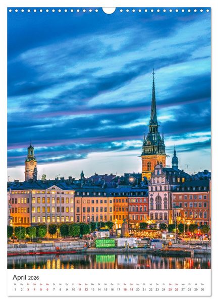 Produktbild: Traumparadies Schweden (Wandkalender 2026 DIN A3 hoch), CALVENDO Monatskalender