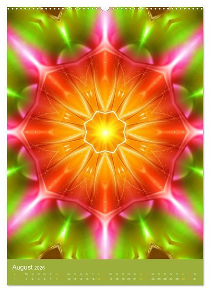 Produktbild: Lichtvolle Mandalas (Wandkalender 2026 DIN A2 hoch), CALVENDO Monatskalender