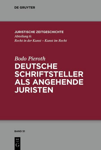 Produktbild: Deutsche Schriftsteller als angehende Juristen