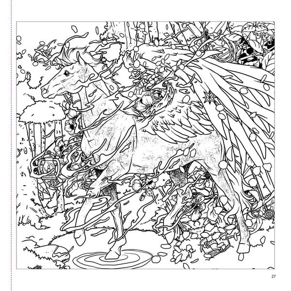 Produktbild: Mythographic &ndash; Ausmalen und Entdecken &ndash; Fantasiewelten