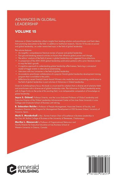 Produktbild: Advances in Global Leadership