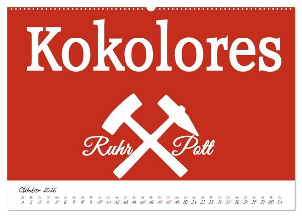 Produktbild: Ruhrpott Vokabeln (Wandkalender 2026 DIN A2 quer), CALVENDO Monatskalender