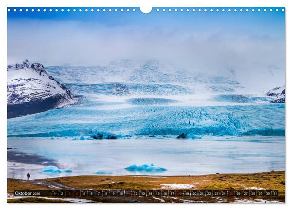 Produktbild: ISLAND Ein fantastisches Erlebnis (Wandkalender 2026 DIN A3 quer), CALVENDO Monatskalender