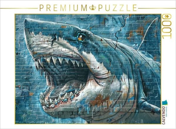 Produktbild: CALVENDO Puzzle Megalodon | 1000 Teile Lege-Gr&ouml;&szlig;e 64x48cm Foto-Puzzle f&uuml;r gl&uuml;ckliche Stunden