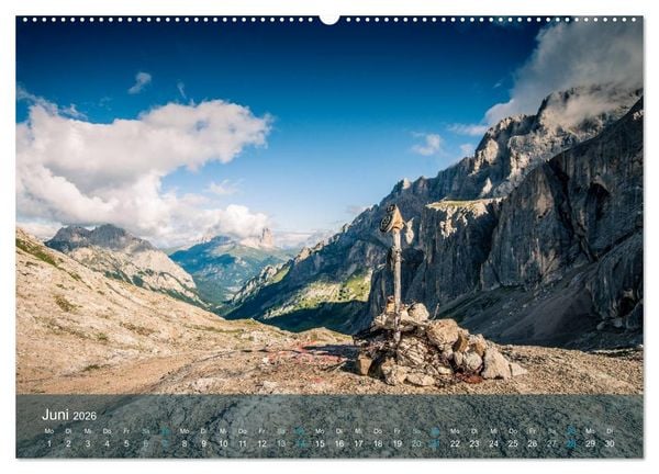 Produktbild: die dolomiten (Wandkalender 2026 DIN A2 quer), CALVENDO Monatskalender