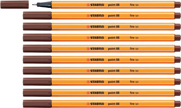 Produktbild: STABILO Point 88 braun