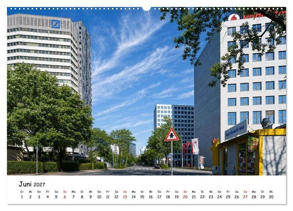 Produktbild: Eschborn Fachwerk und Finanzen (Wandkalender 2027 DIN A2 quer), CALVENDO Monatskalender