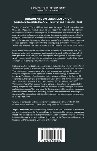 Produktbild: Documents on European Union