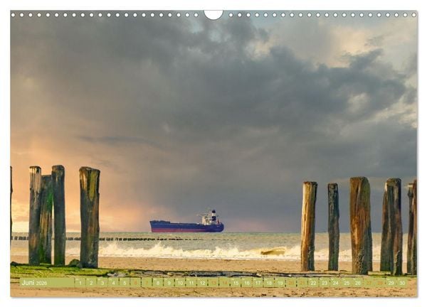 Produktbild: Zeeland - Urlaubstr&auml;ume zwischen Breskens und Domburg (Wandkalender 2026 DIN A3 quer), CALVENDO Monatskalender