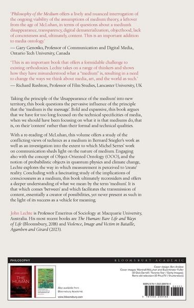 Produktbild: Philosophy of the Medium